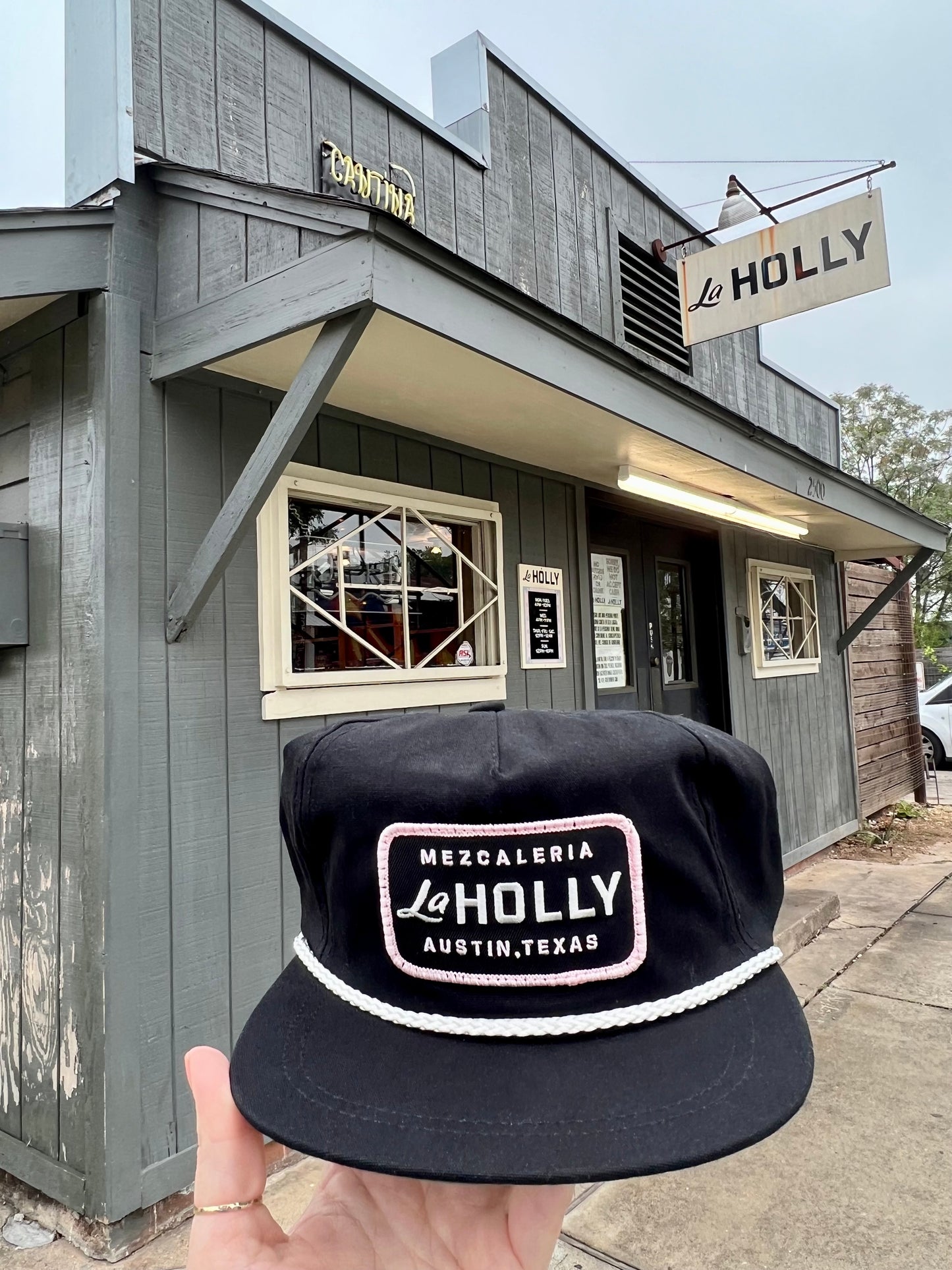 La Holly Black Vintage Hat