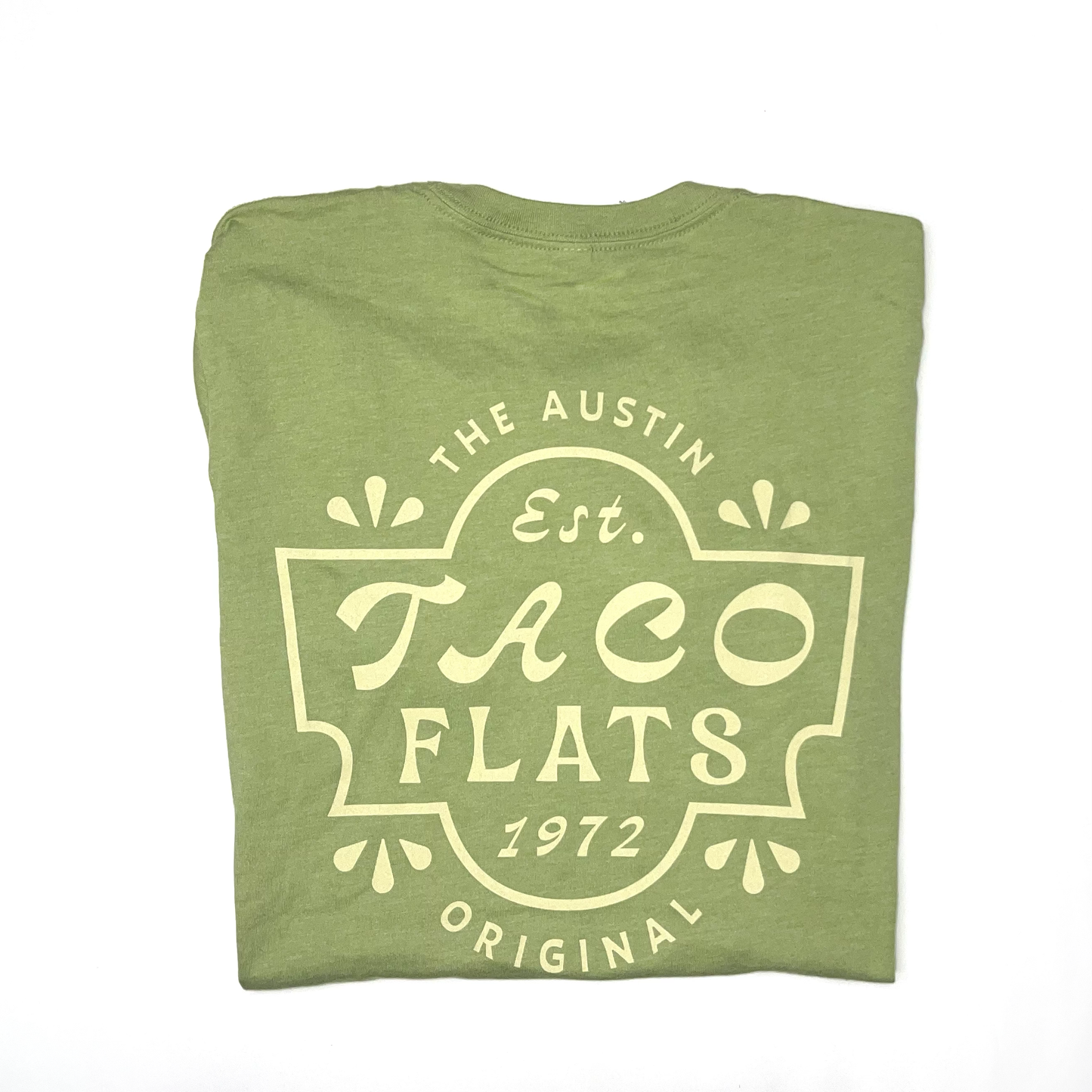 Taco Flats Green Stamp T-Shirt