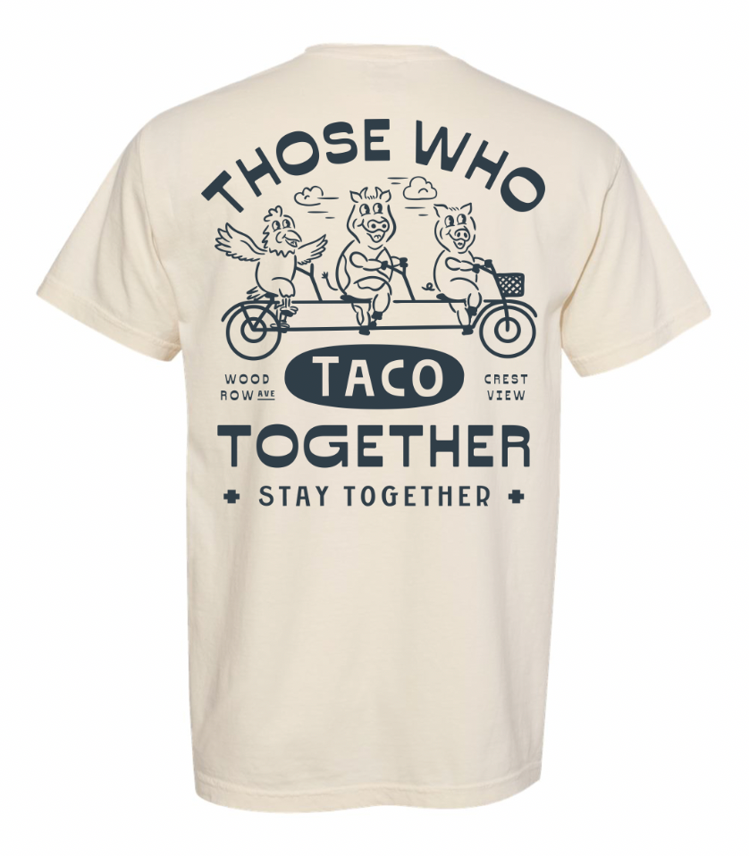 Churchrow – Taco Together Tee (Ivory)