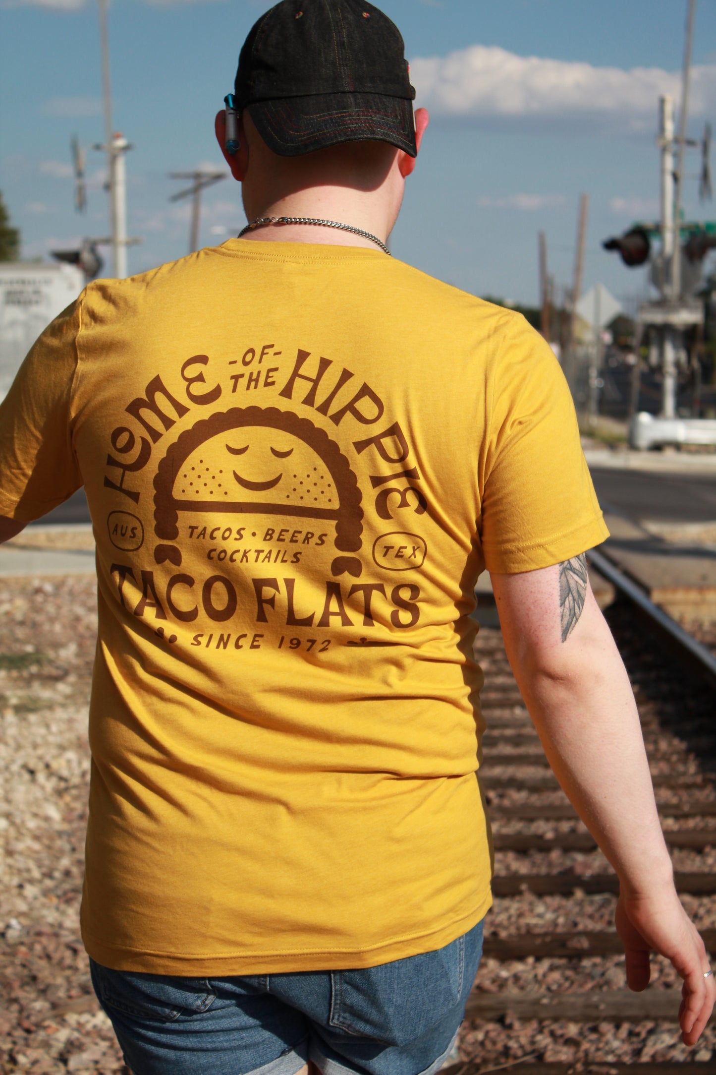 Taco Flats Yellow Hippie T-Shirt